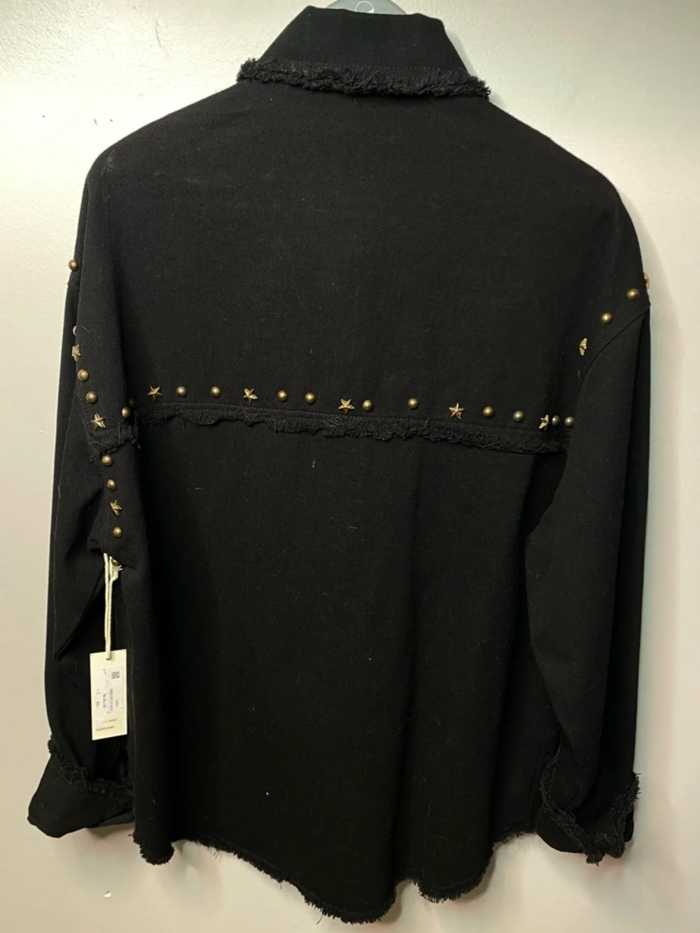NWT Vintage Havana Studded Lightweight Shacket - Picture 2 of 4